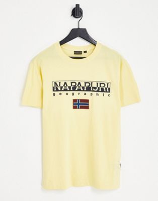 Napapijri Ayas t-shirt in yellow