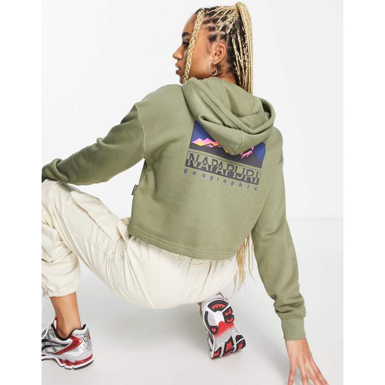 Us air force crop shop top hoodie