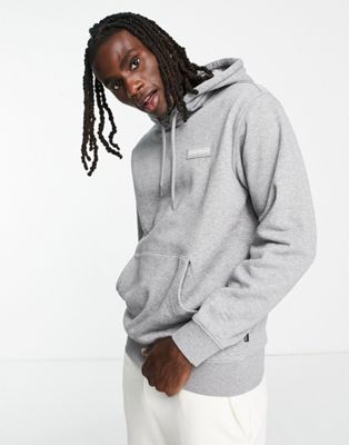 Napapijri b-morgex hoodie in grey with patch logo - ASOS Price Checker