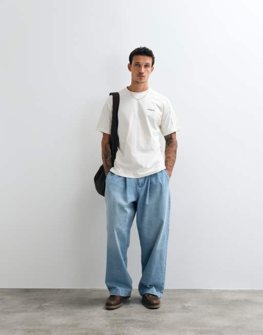 Napapijri backprint t-shirt in white, 4 of 5