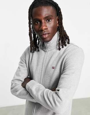 NAPAPIJRI Zip-Up Hoodie 'Balis' in Black | ABOUT YOU
