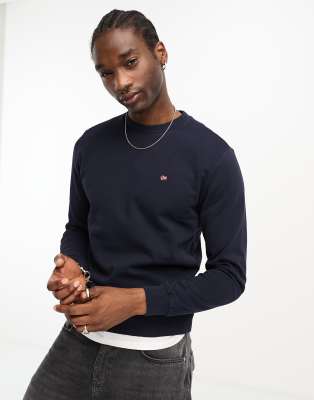 Napapijri Napapijri Balis small logo fleece sweatshirt in navy