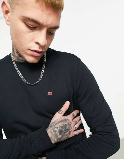 Napapijri - Balis - Sort sweatshirt med lille logo, 4 af 4