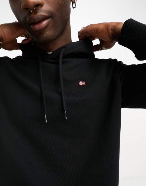 Napapijri - Balis - Sweat à capuche en polaire avec petit logo - Noir, 3 de 4