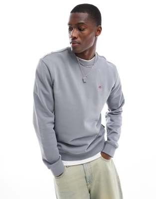 Napapijri - Balis - Sweatshirt met klein logo in gebroken grijs