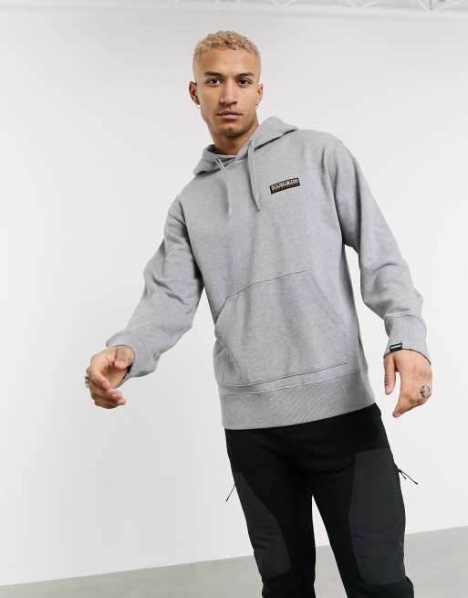 Napapijri Base hoodie in grey | ASOS