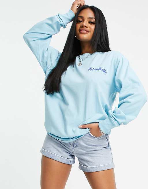 Napapijri Beatnik long sleeve t-shirt in blue