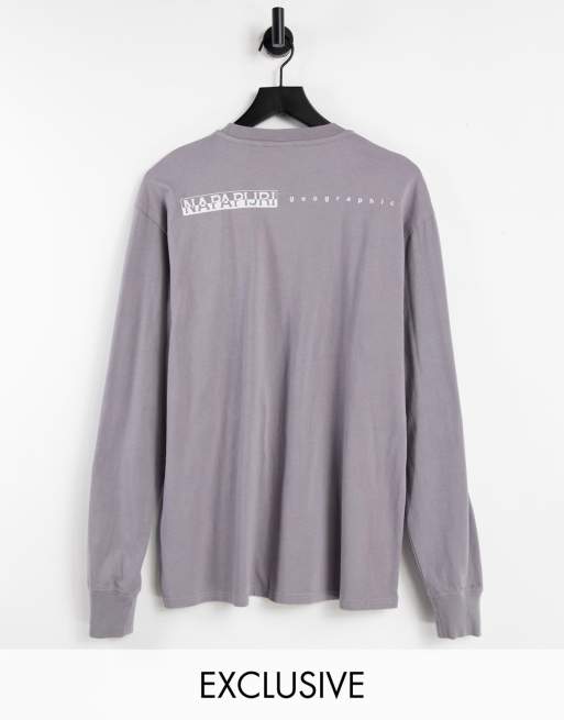 Napapijri Beatnik long-sleeved T-shirt in grey