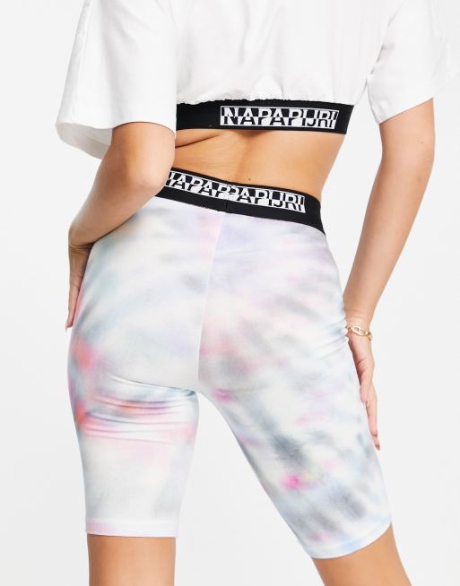 Napapijri Beatnik tie dye shorts in multi Exclusive at ASOS, 2 of 4