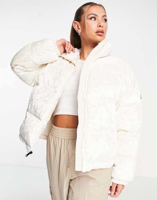 Asos velvet puffer hotsell