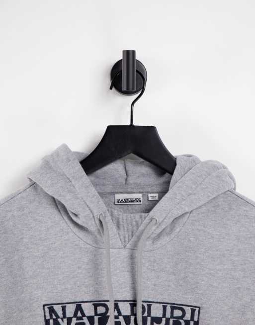 Napapijri Berber hoodie in light gray ASOS