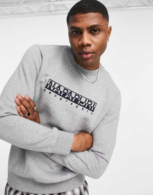 Napapijri sweatshirt grey sale