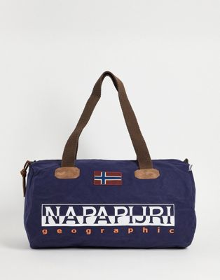 Napapijri Bering small duffle bag in navy