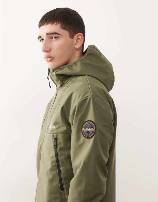 Napapijri Biois jacket in khaki, 4 of 5