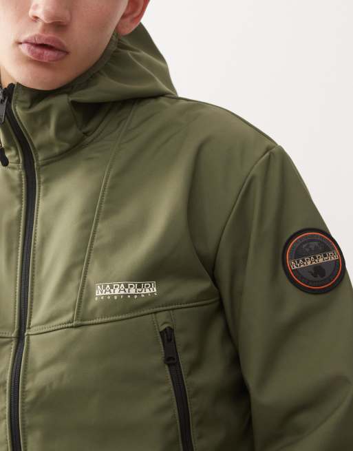 Napapijri Biois jacket in khaki, 5 of 5