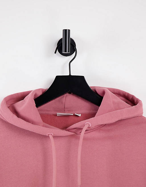  Napapijri Box cropped hoodie in pink 