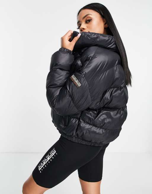 Napapijri puffer jacket black best sale