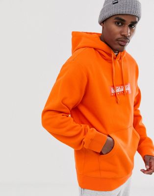 Napapijri Box hoodie in orange | ASOS