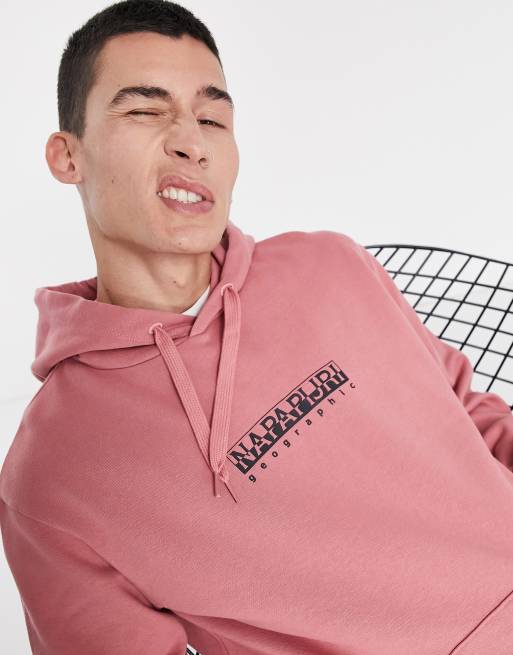 Napapijri hoodie pink new arrivals