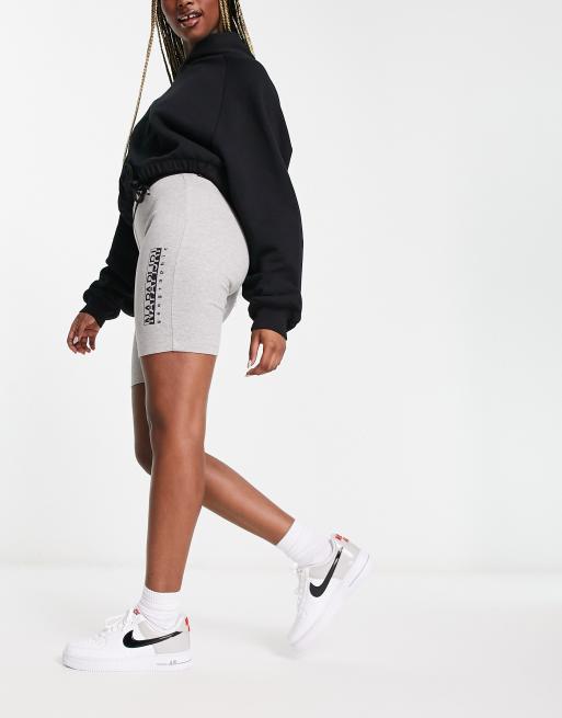 Napapijri – Box – Legging-Shorts in Grau