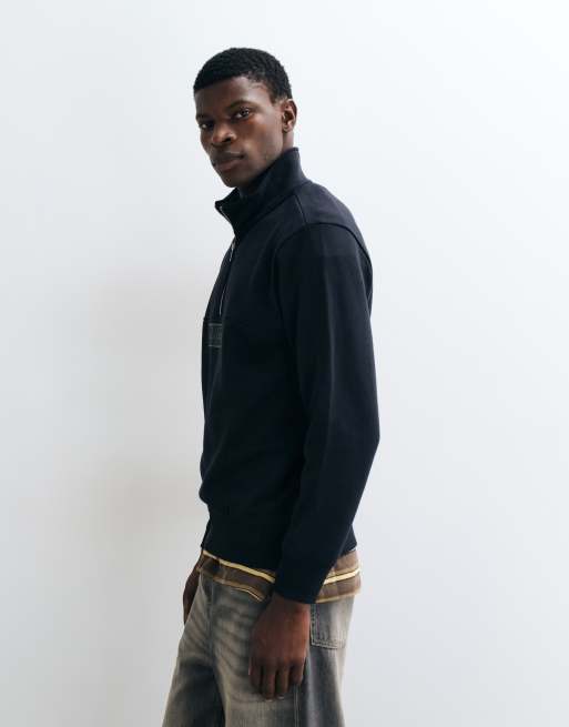 Napapijri Box-Logo Half-Zip in Schwarz, 3 von 5