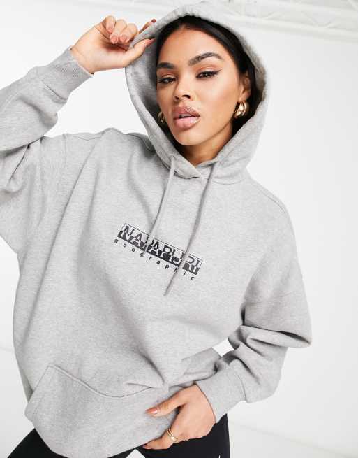 Grey cheap napapijri hoodie