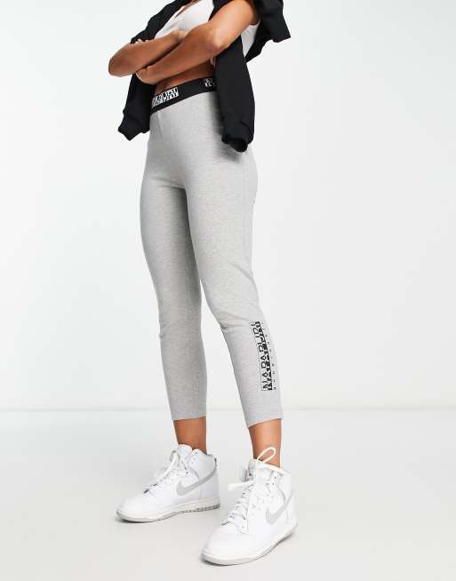 Under Armour branded waistband leggings in red