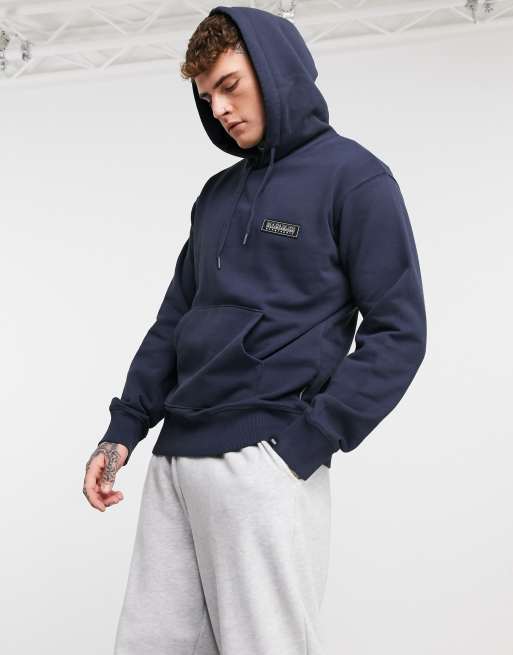 Napapijri hoodie navy new arrivals