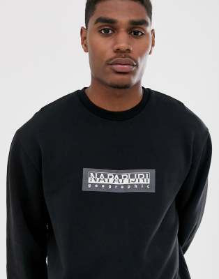 napapijri black sweatshirt