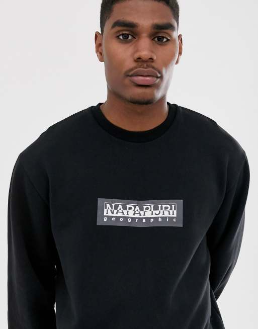 Napapijri Box sweatshirt in black