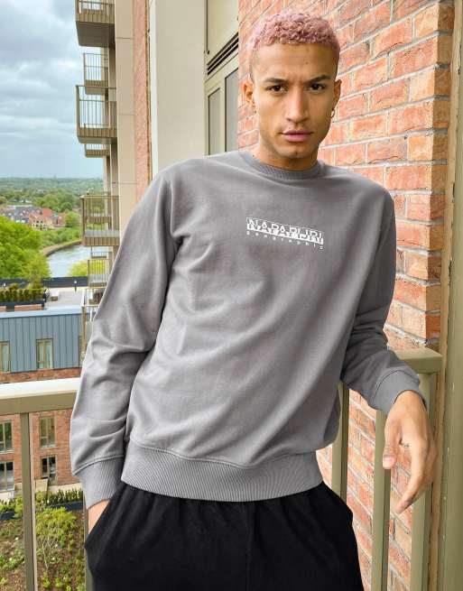 Napapijri Box sweatshirt in grey