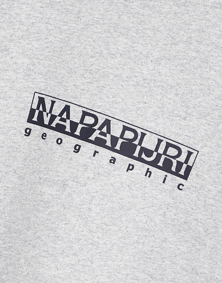Box - T-shirt corta grigio chiaro - Napapijri T-shirt donna  - immagine3