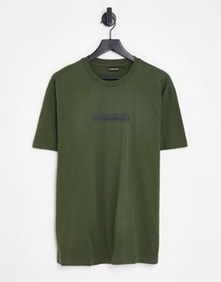 Napapijri Box t-shirt in green