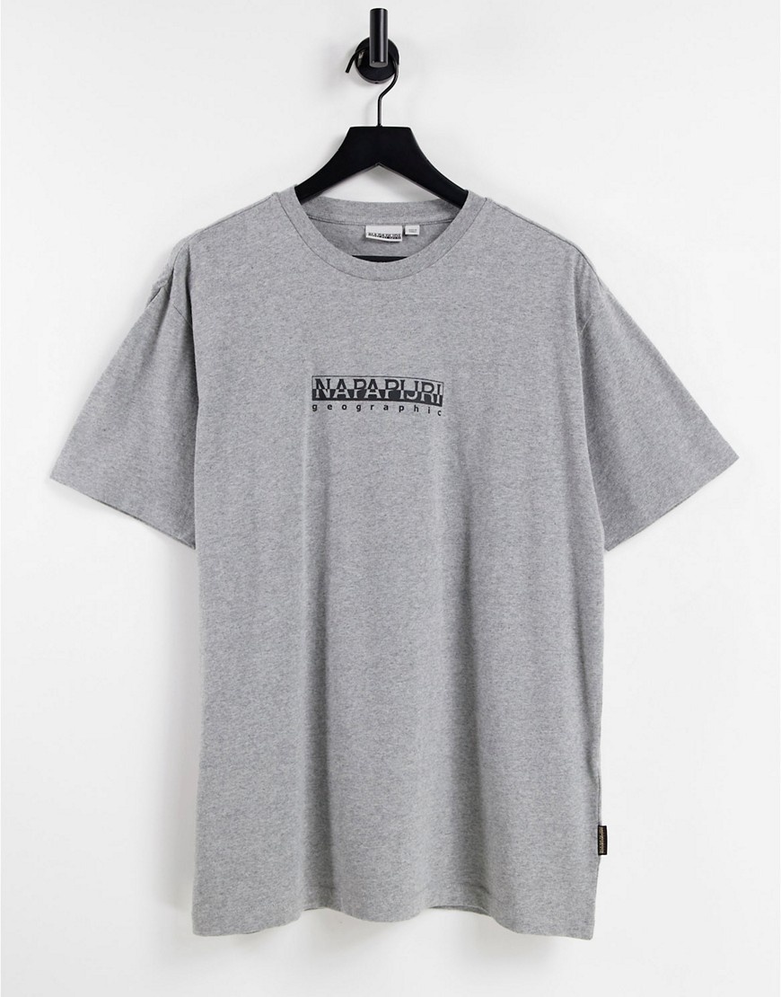 Napapijri Box t-shirt in grey