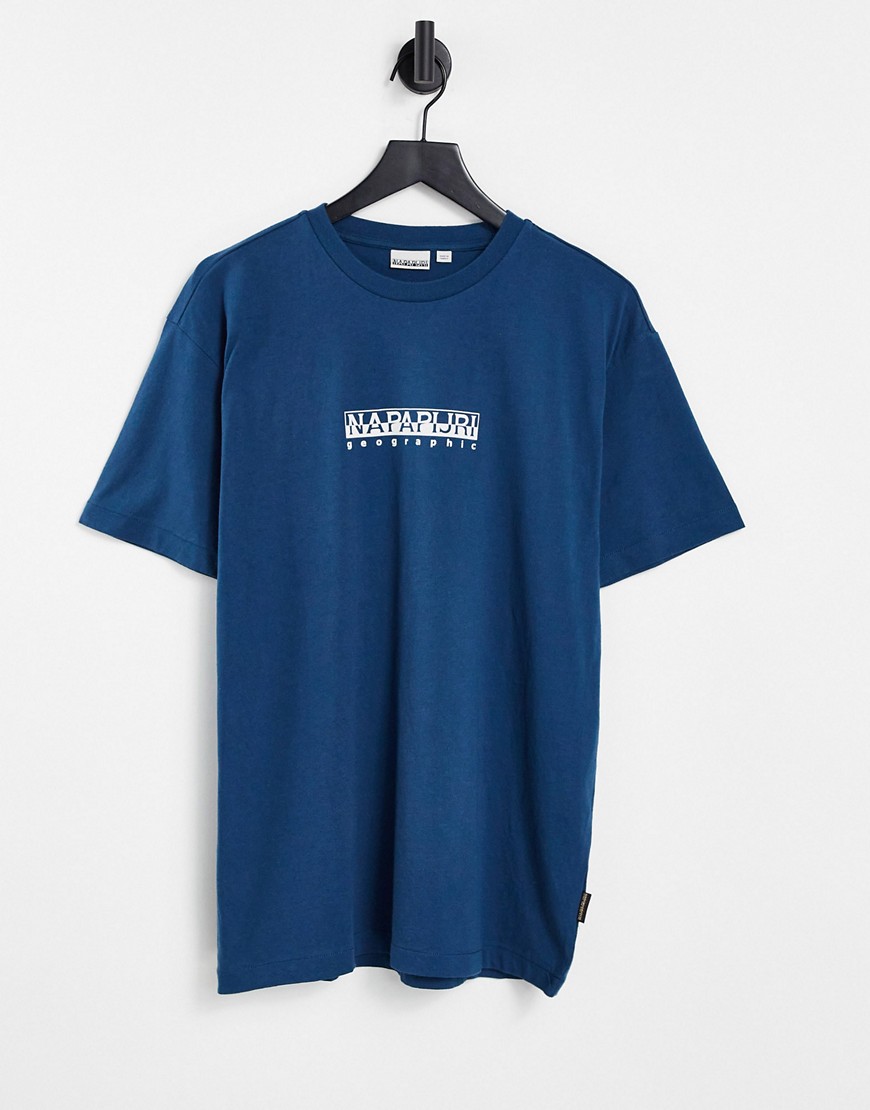Napapijri Box t-shirt in navy-Blue