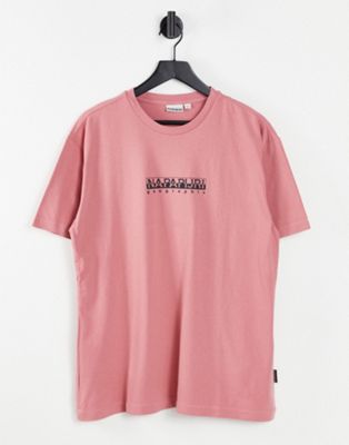 Napapijri Box t-shirt in pink