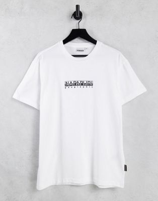 Napapijri Box t-shirt in white