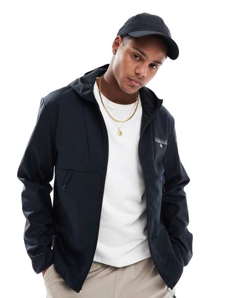 Napapijri - Bunz - Veste imperméable à logo - Noir - view 1