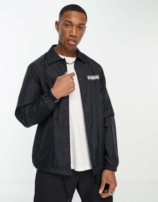 Napapijri Canar coach jacket in black, 4 of 4