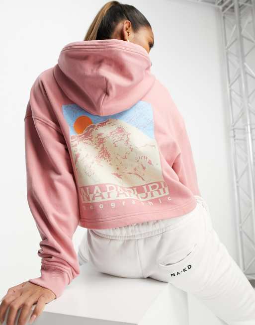 Napapijri pink hoodie online