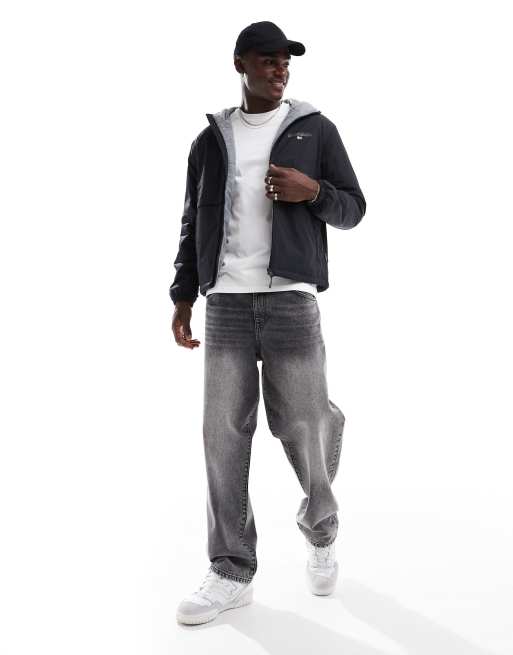 Napapijri – Corbeau – Jacke in Schwarz mit Logo und Fleece-Futter, 3 von 4