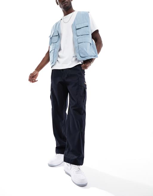 Napapijri - Dru - Pantalon cargo en tissu ripstop - Noir