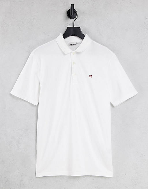 Napapijri – Ealis – Biała koszulka polo