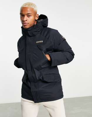 Napapijri Epoch waterproof insulated hooded parka in black