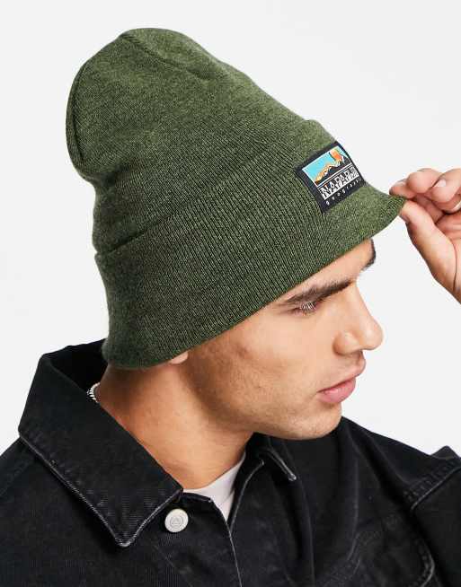 Napapijri - F-mountain - Beanie met logopatch in groen, 2 van 4