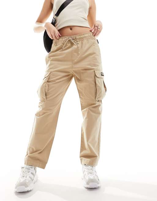 Napapijri Faber cargo tapered trousers in beige | ASOS