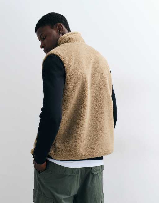 Napapijri Fleece-Weste in Beige, 4 von 5