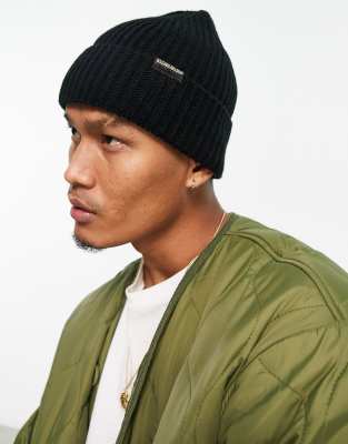 Napapijri foli 3 beanie in black - ASOS Price Checker