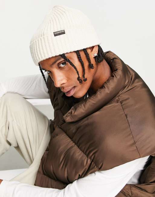 Napapijri - Foli 3 - Beanie in gebroken wit