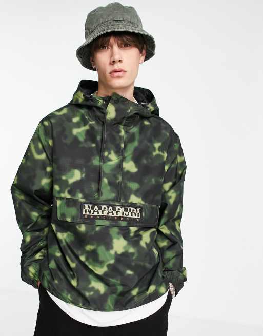 Napapijri - Free Strider - Jack met groene camouflageprint 